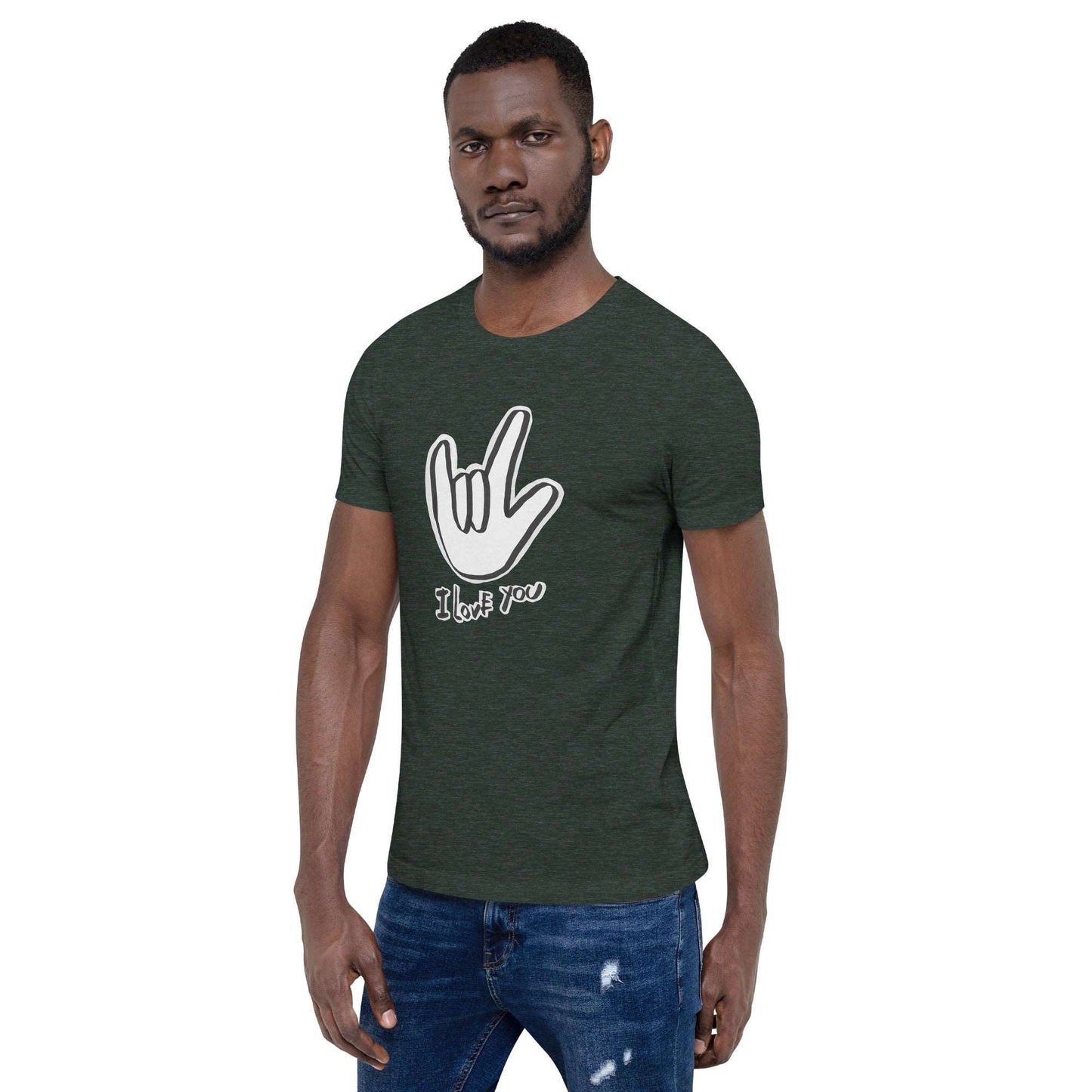ASL I Love You Men's tee