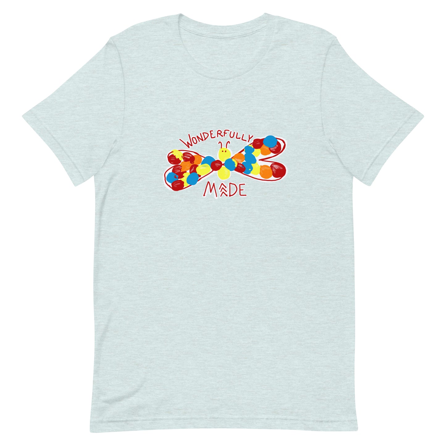 Wonderfully Made Vibrant Butterfly Tee – Supporting Reece's Rainbow