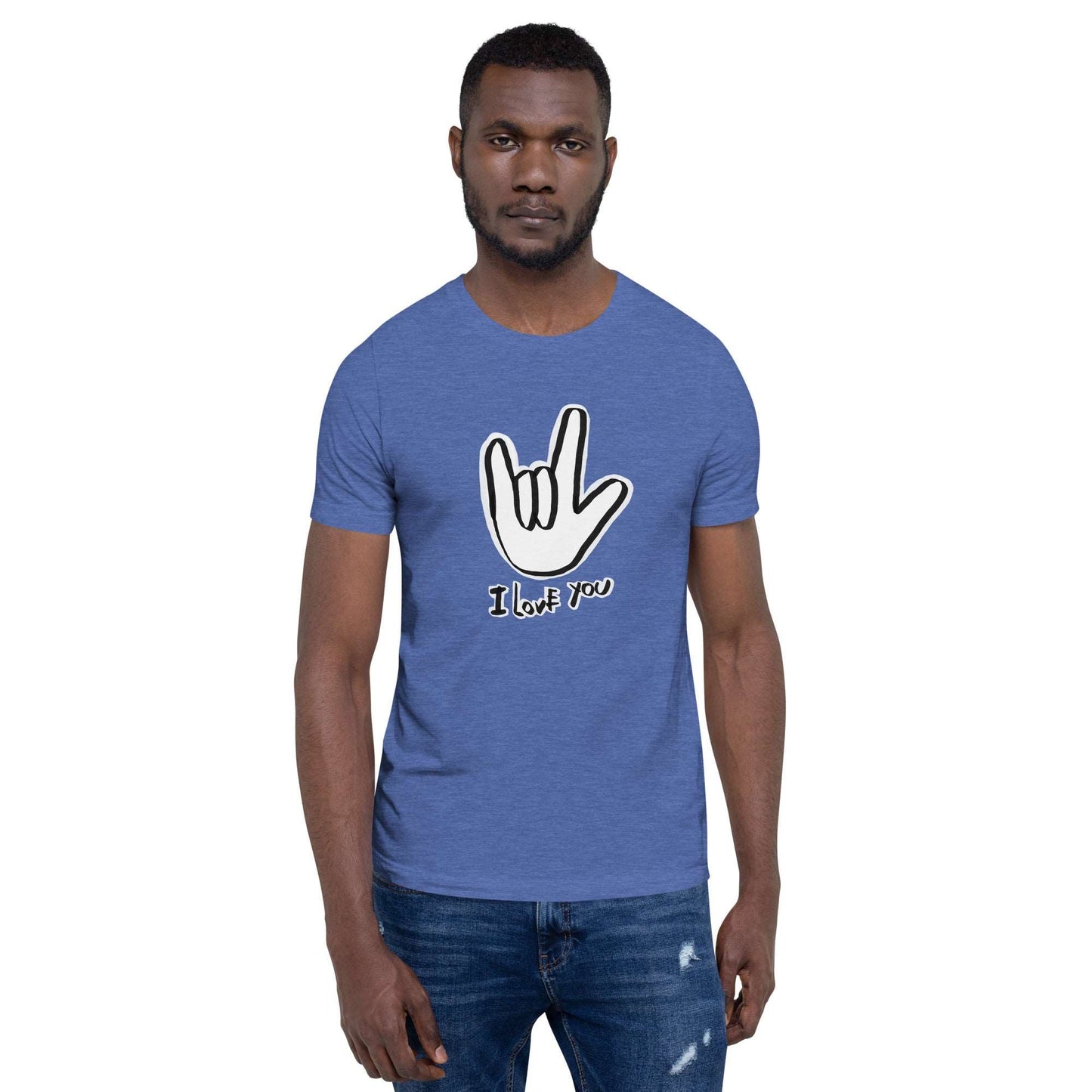 ASL I Love You Men's tee