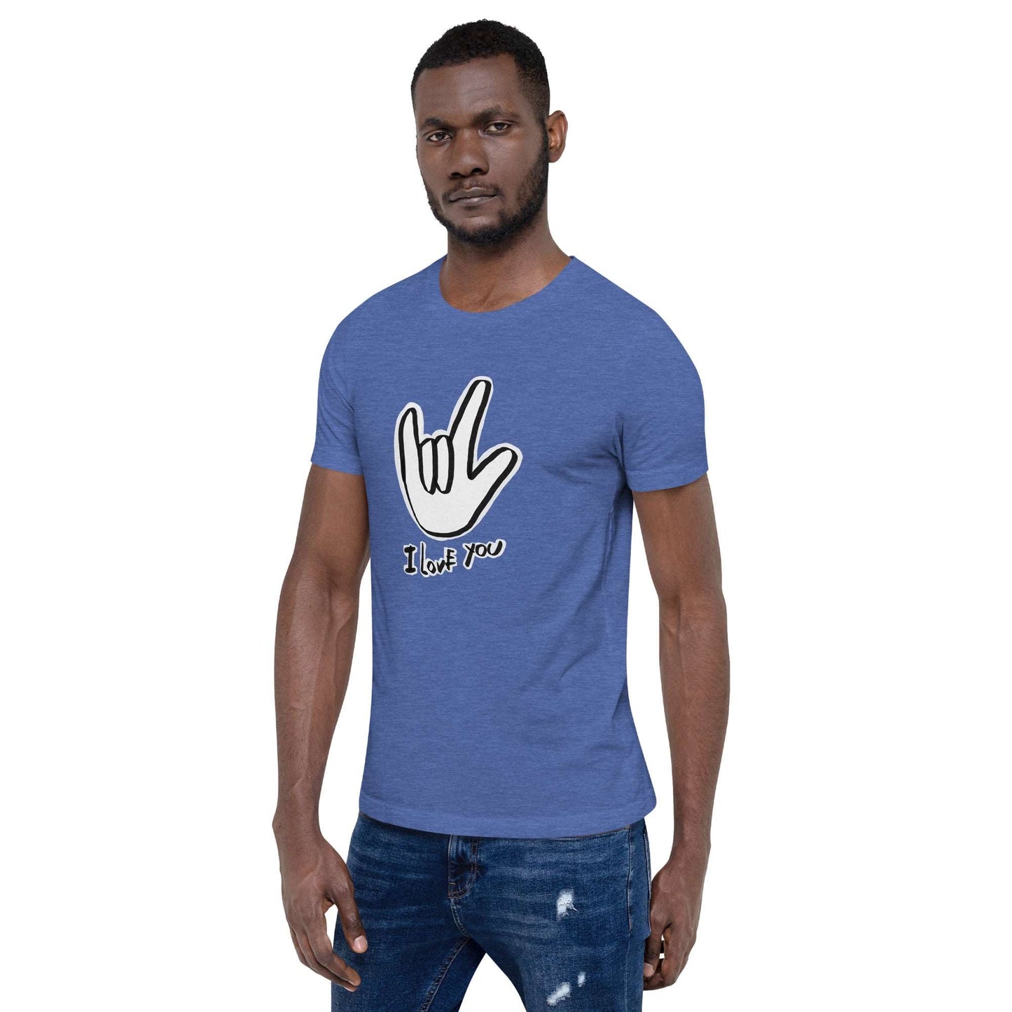 ASL I Love You Men's tee