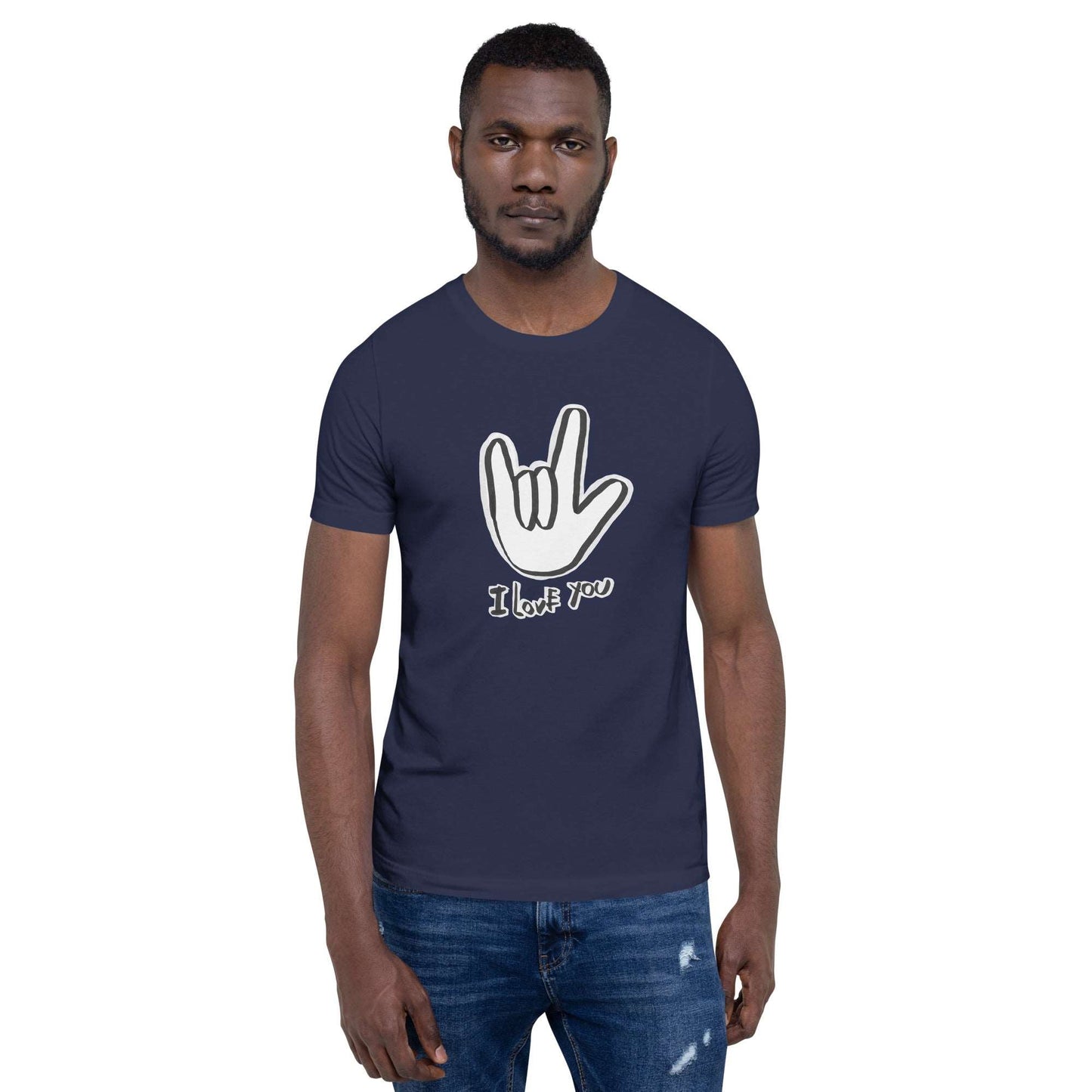 ASL I Love You Men's tee