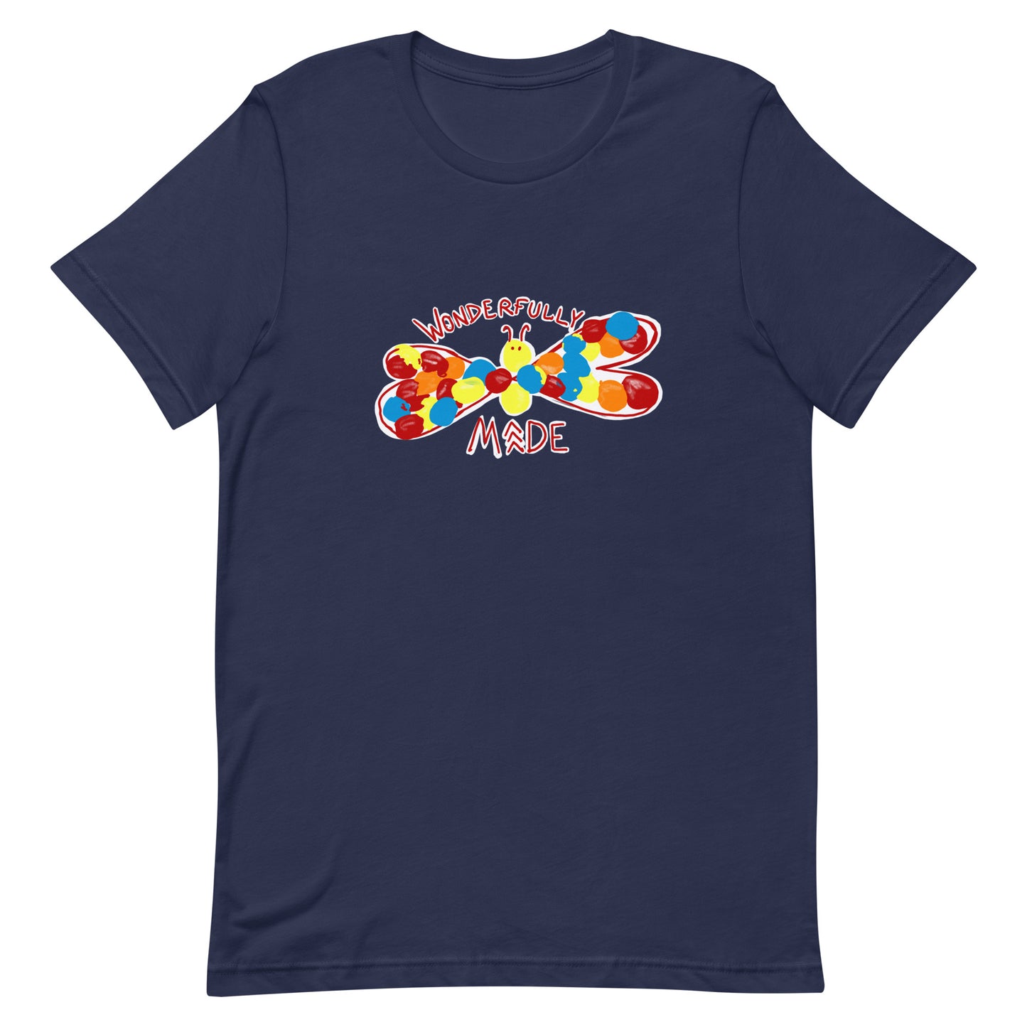 Wonderfully Made Vibrant Butterfly Tee – Supporting Reece's Rainbow