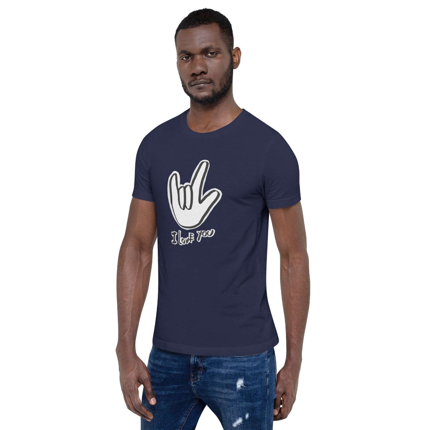 ASL I Love You Men's tee