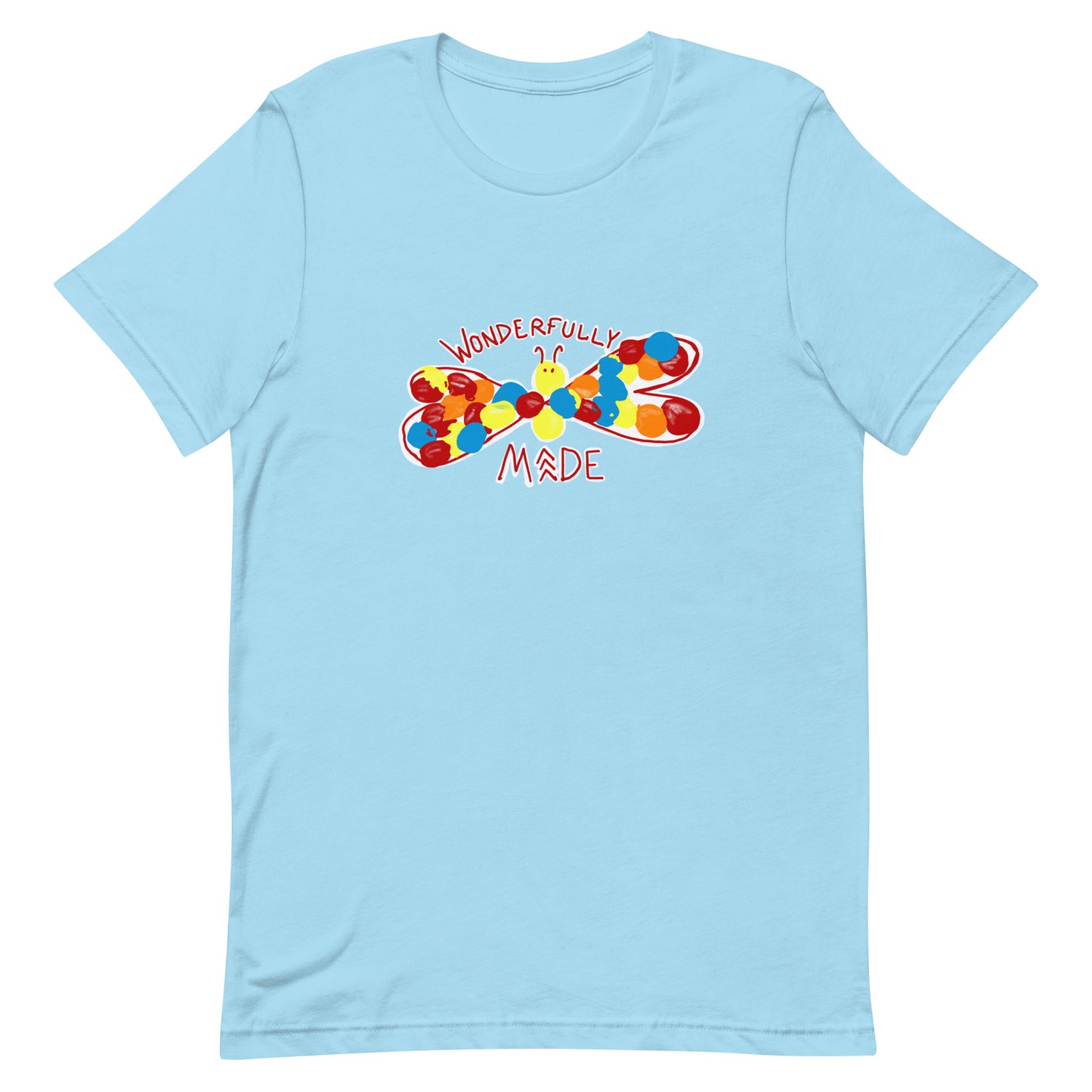 Wonderfully Made Vibrant Butterfly Tee – Supporting Reece's Rainbow