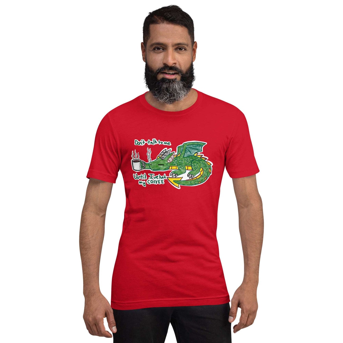 Coffee Dragon Men's tee