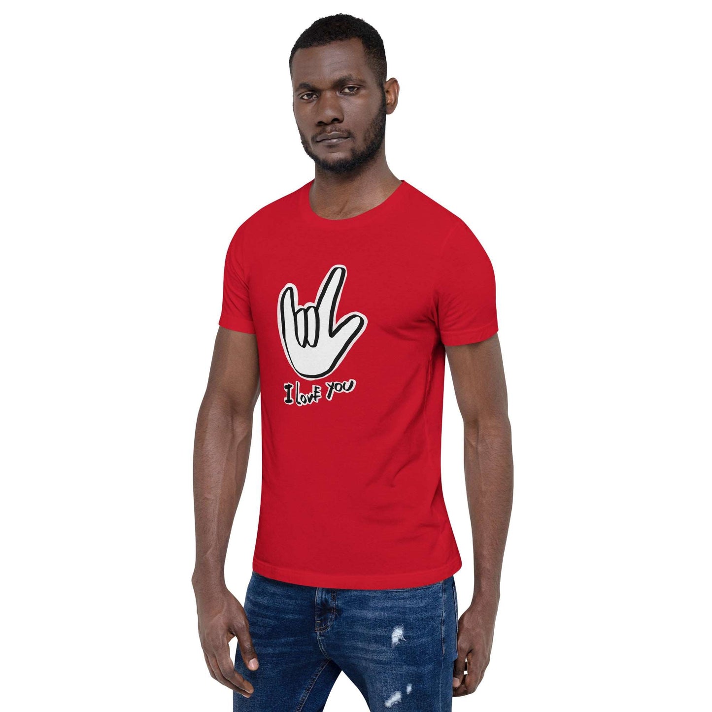 ASL I Love You Men's tee