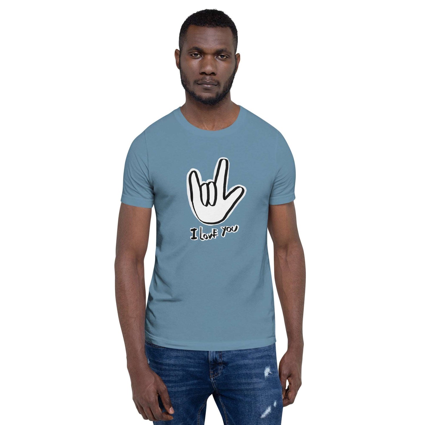 ASL I Love You Men's tee