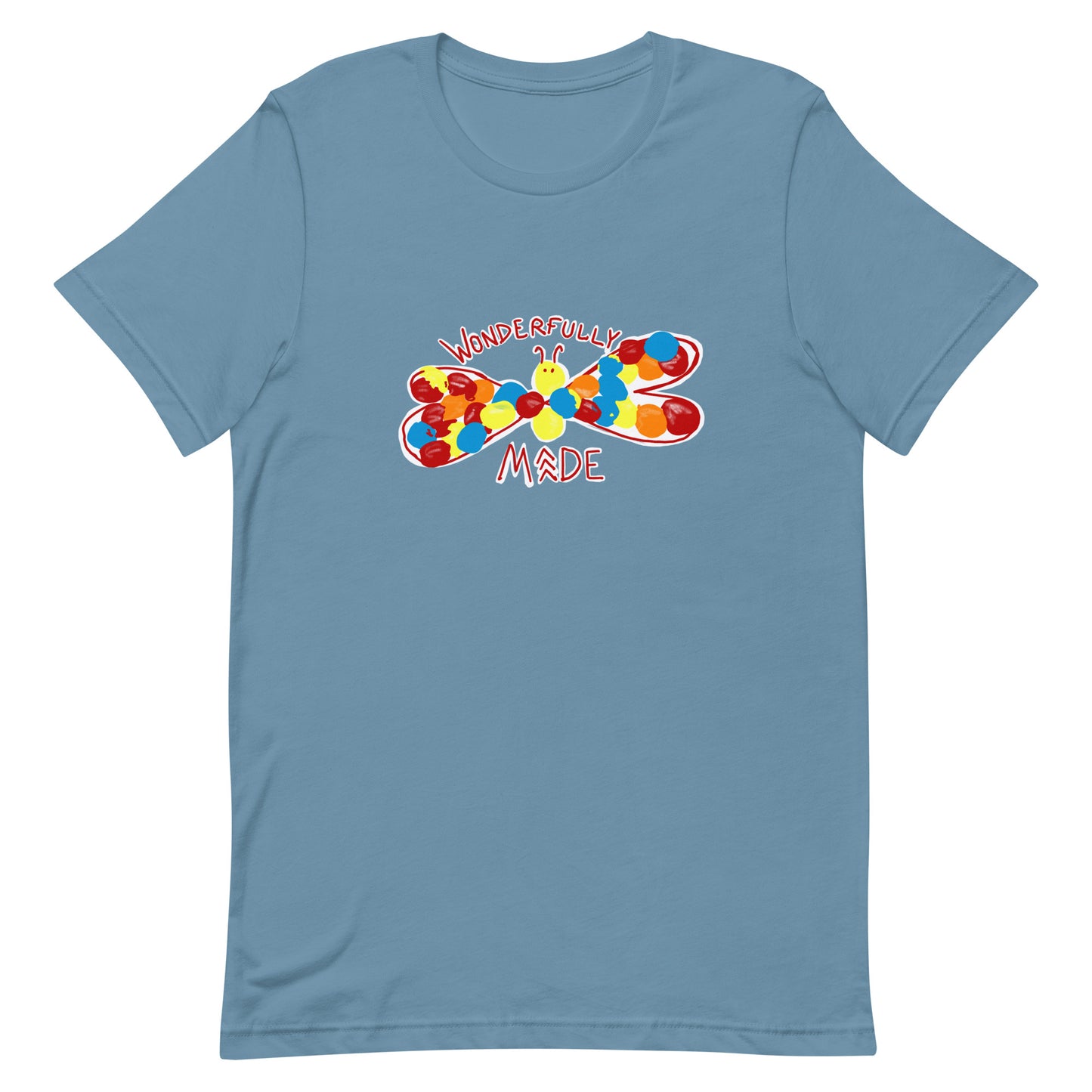 Wonderfully Made Vibrant Butterfly Tee – Supporting Reece's Rainbow