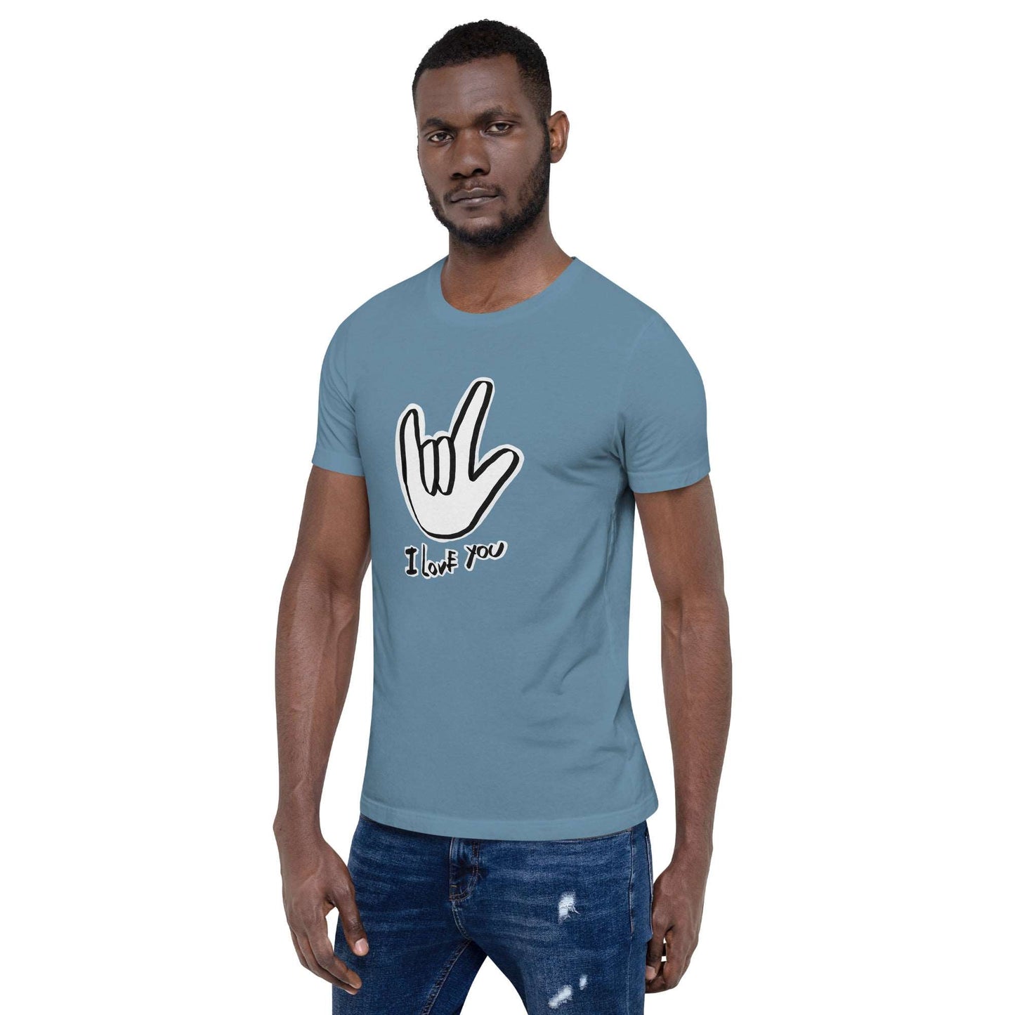 ASL I Love You Men's tee