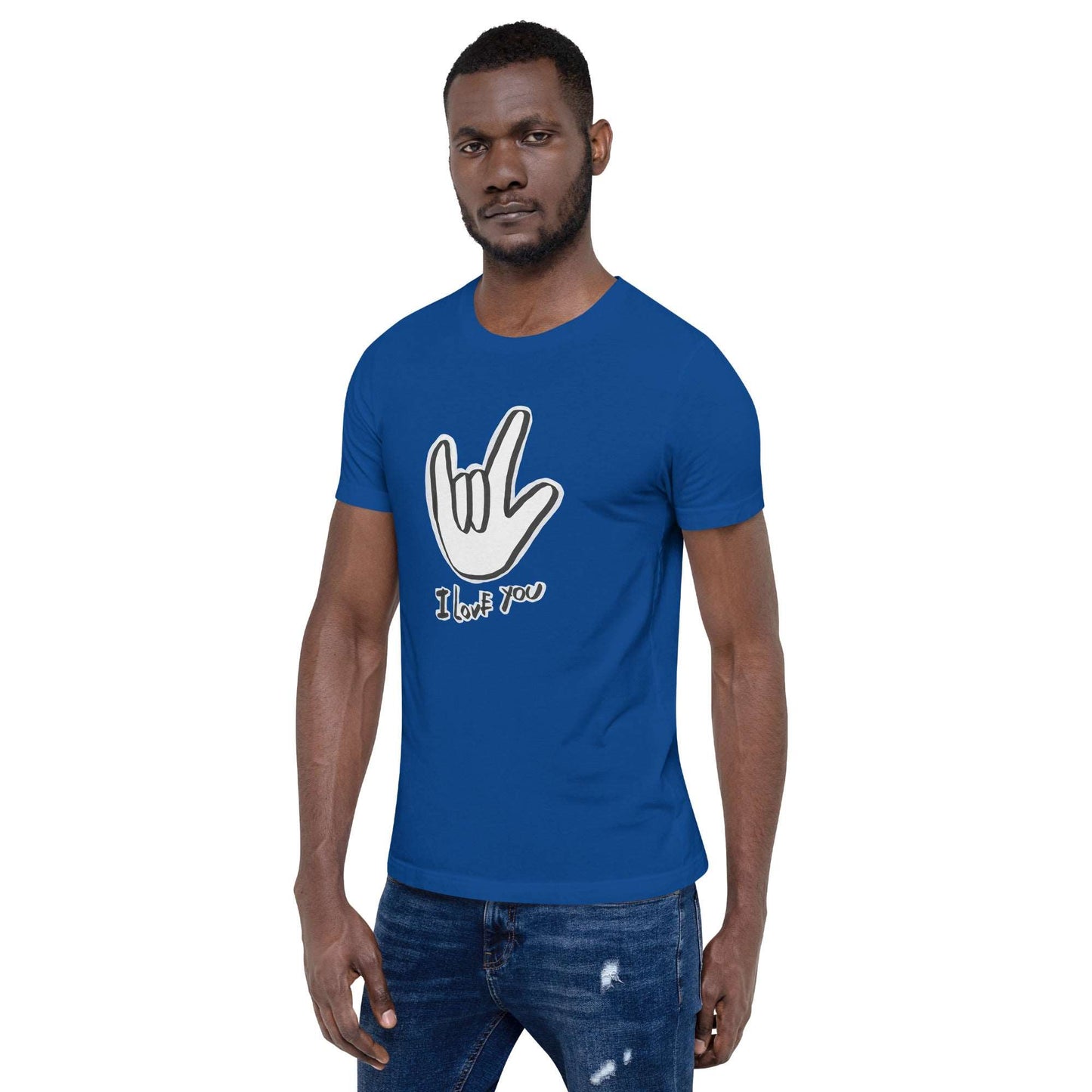 ASL I Love You Men's tee
