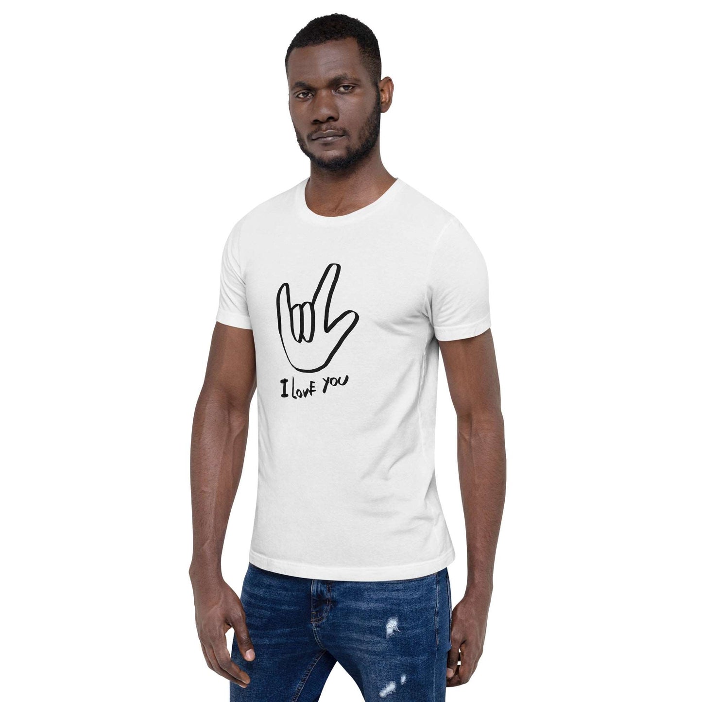 ASL I Love You Men's tee