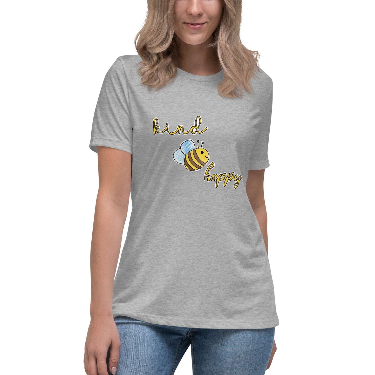 Be Kind Be Happy Women's Relaxed Tee