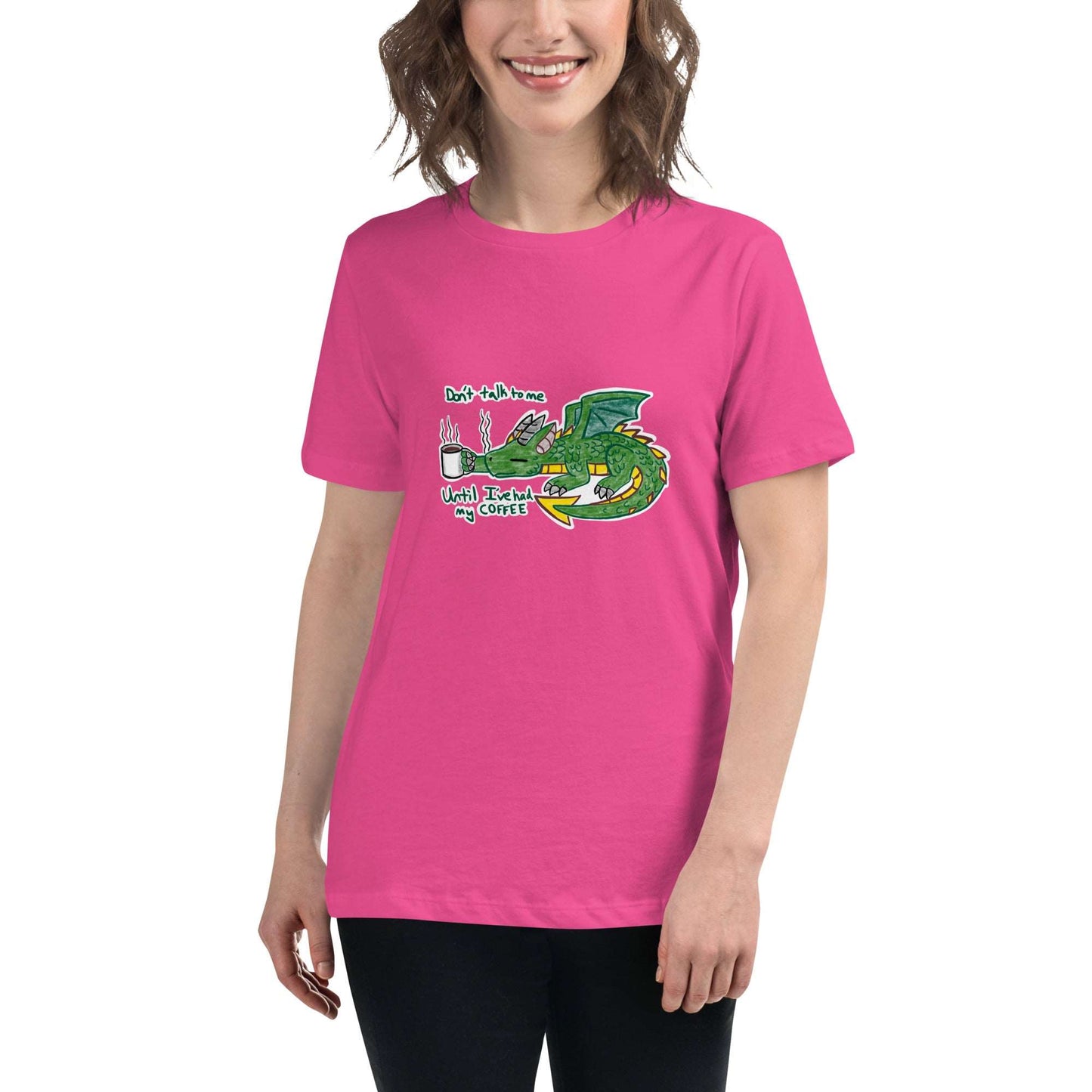 Coffee Dragon Women's Relaxed Tee