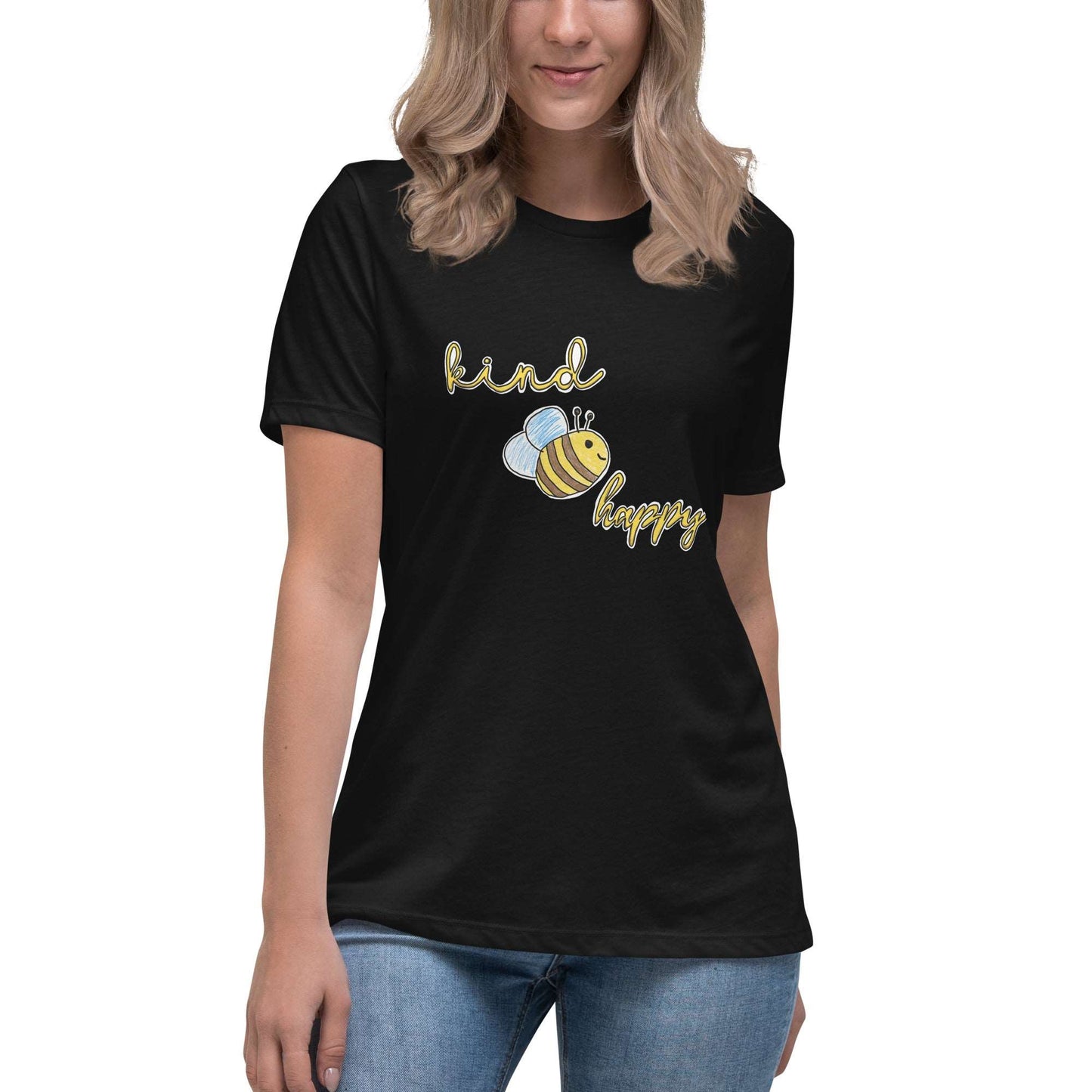 Be Kind Be Happy Women's Relaxed Tee