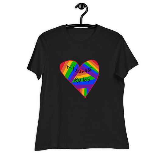 Kindness Rules Women's Relaxed T-Shirt
