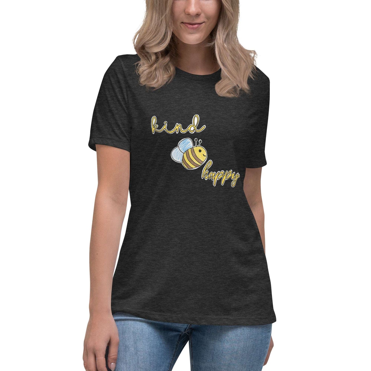 Be Kind Be Happy Women's Relaxed Tee