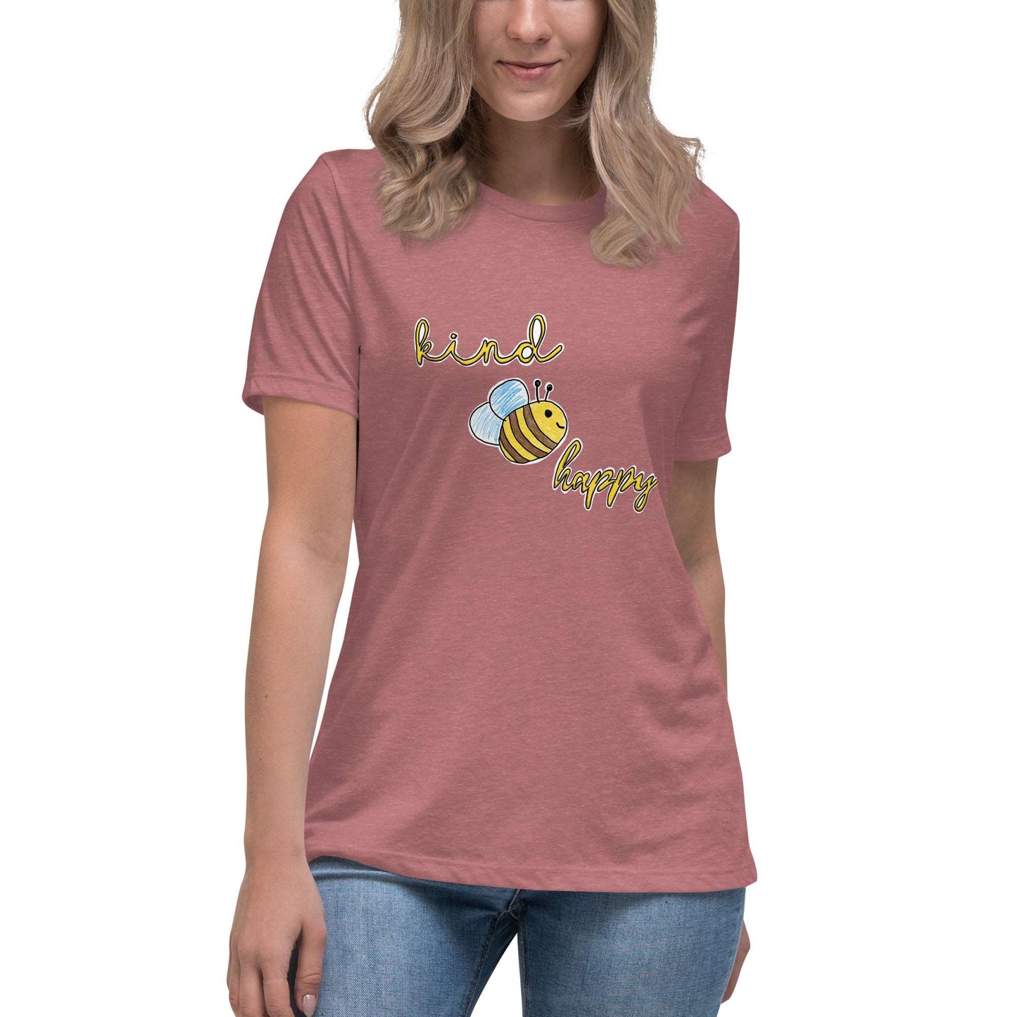 Be Kind Be Happy Women's Relaxed Tee