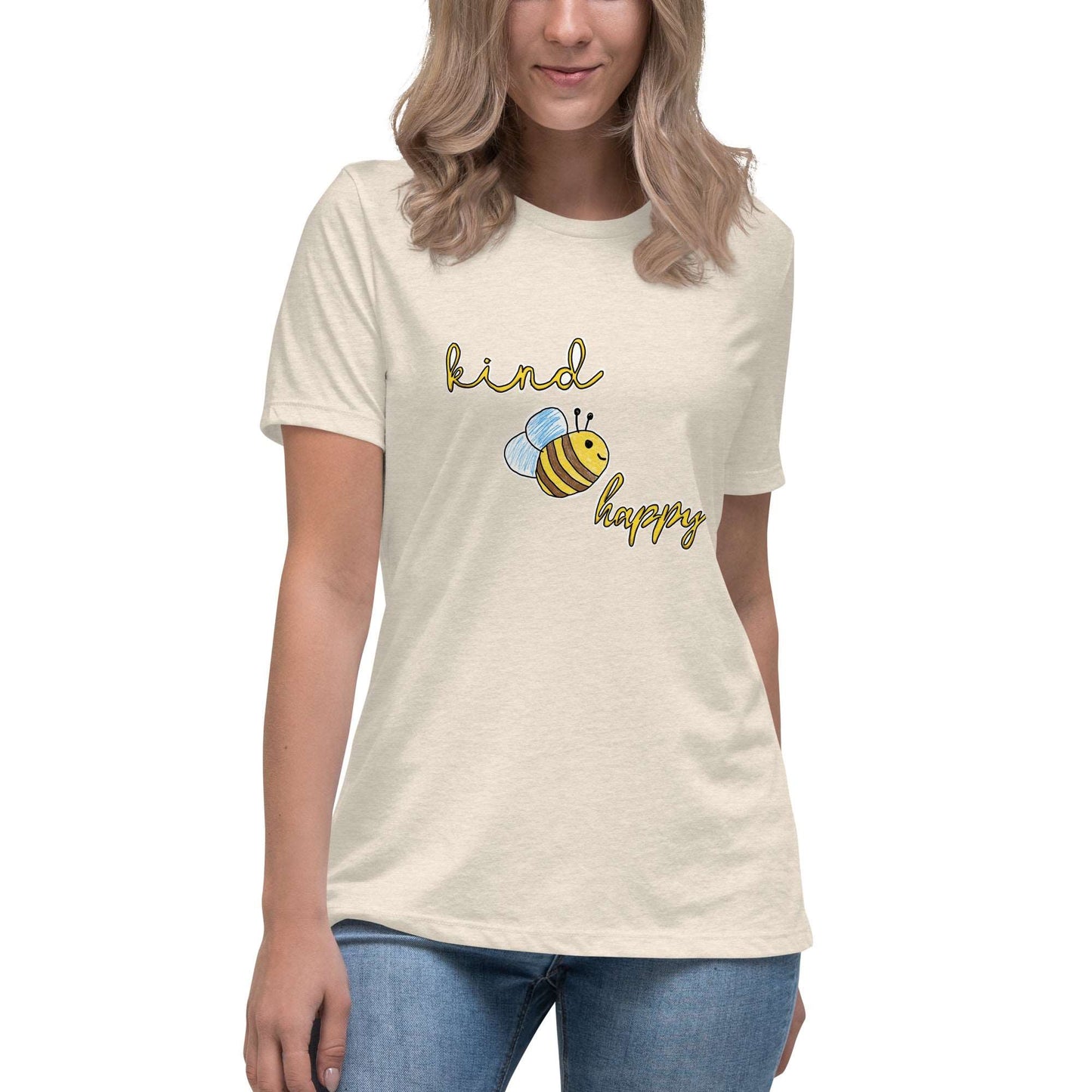 Be Kind Be Happy Women's Relaxed Tee