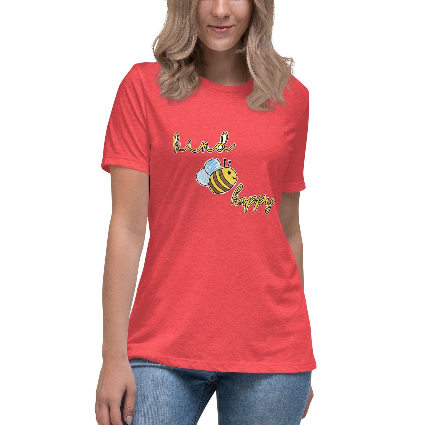 Be Kind Be Happy Women's Relaxed Tee