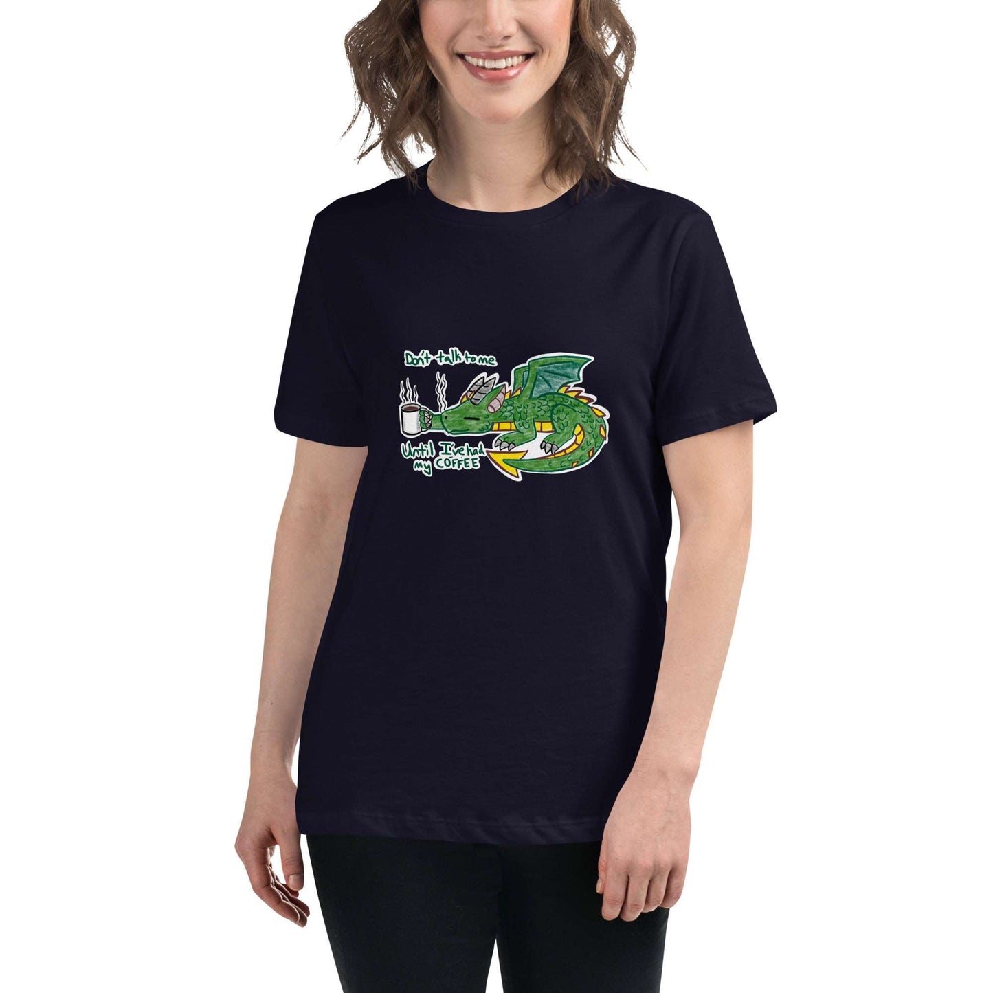Coffee Dragon Women's Relaxed Tee