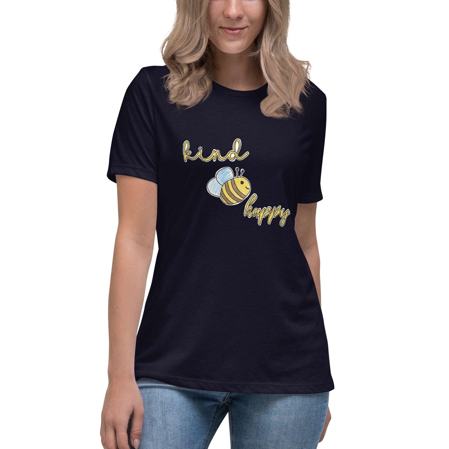 Be Kind Be Happy Women's Relaxed Tee