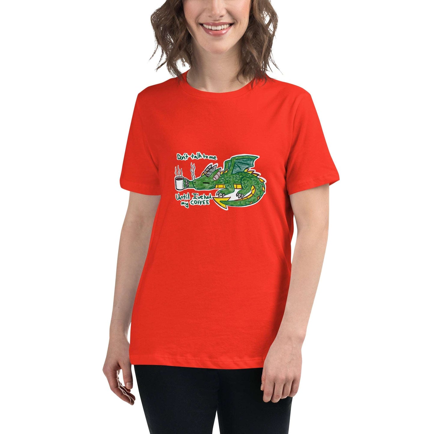 Coffee Dragon Women's Relaxed Tee