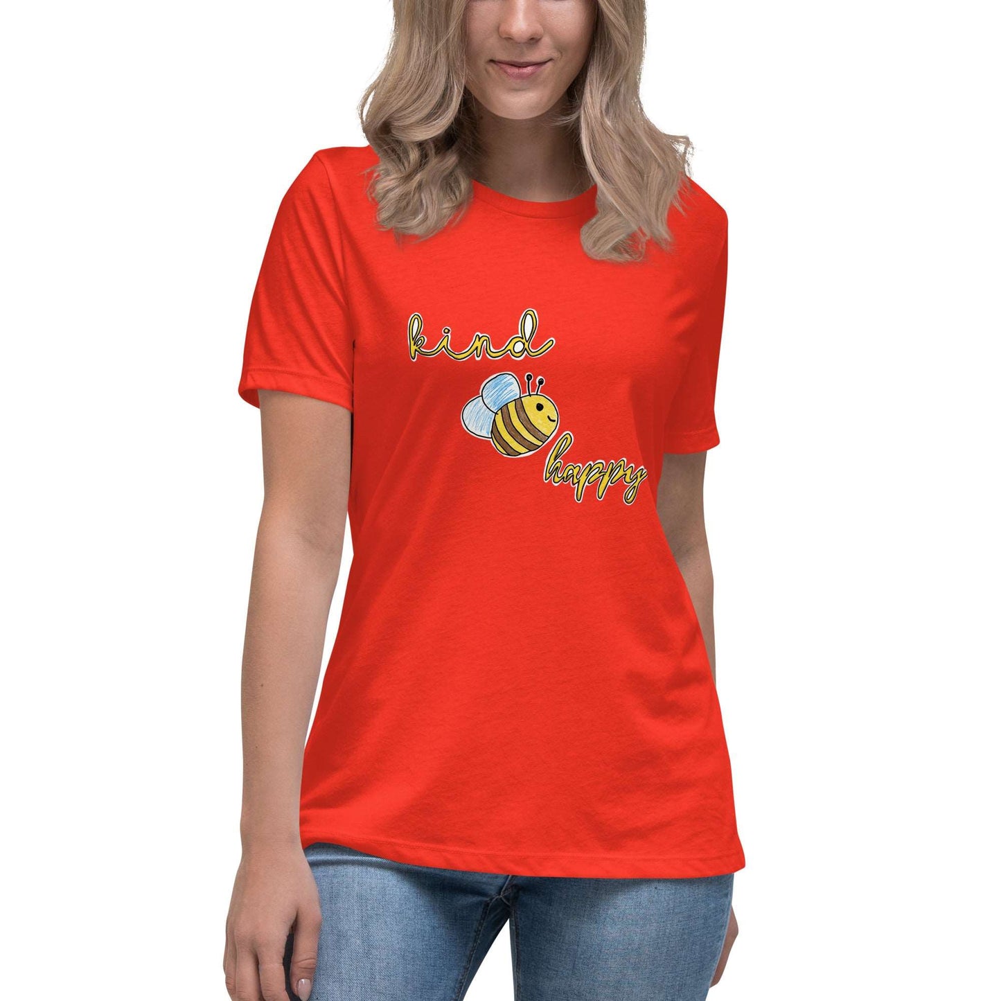 Be Kind Be Happy Women's Relaxed Tee