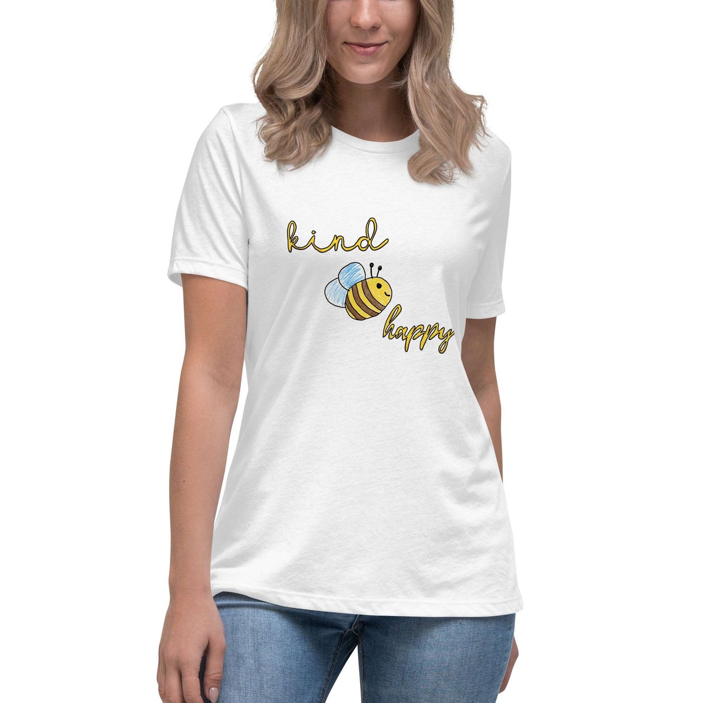 Be Kind Be Happy Women's Relaxed Tee