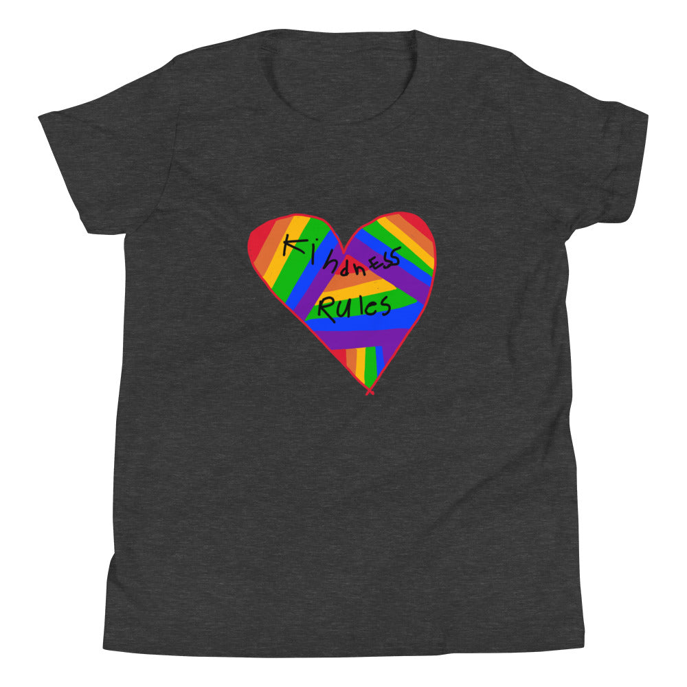 Kindness Rules Youth Short Sleeve T-Shirt