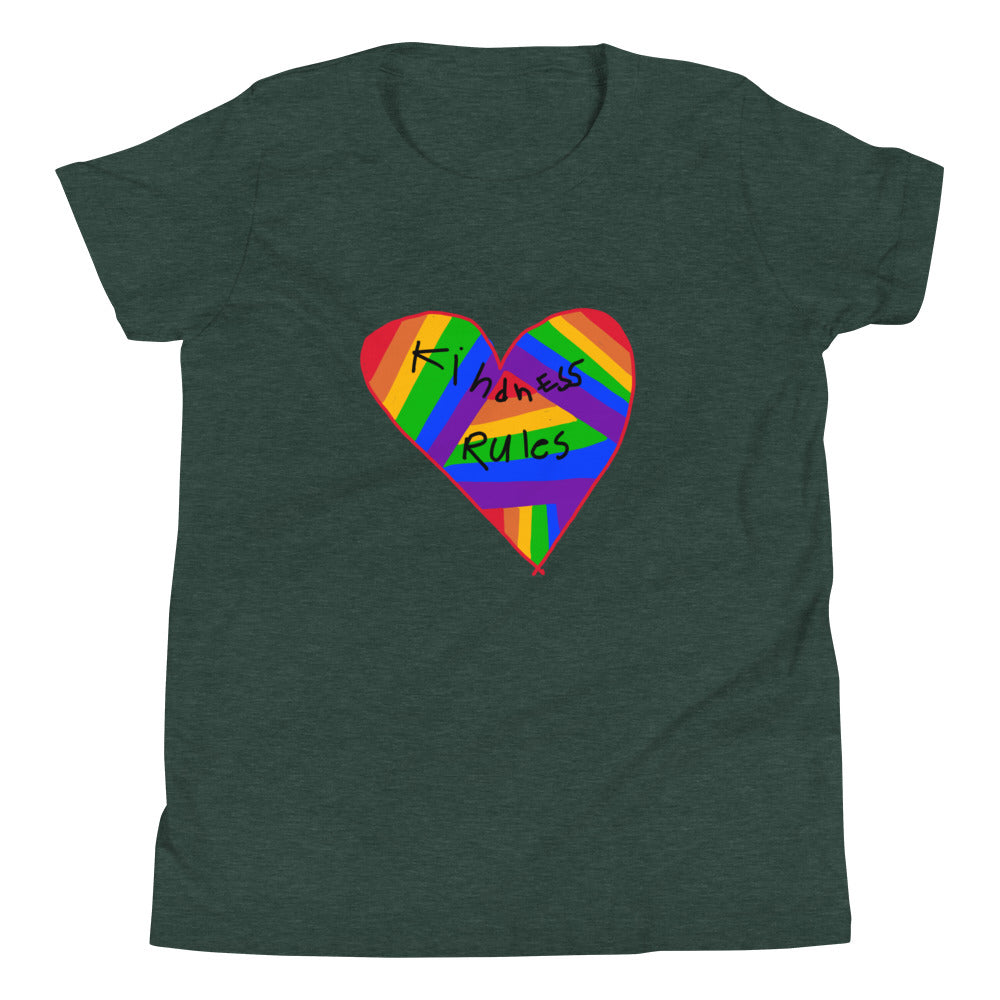 Kindness Rules Youth Short Sleeve T-Shirt