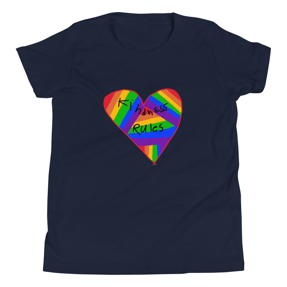 Kindness Rules Youth Short Sleeve T-Shirt