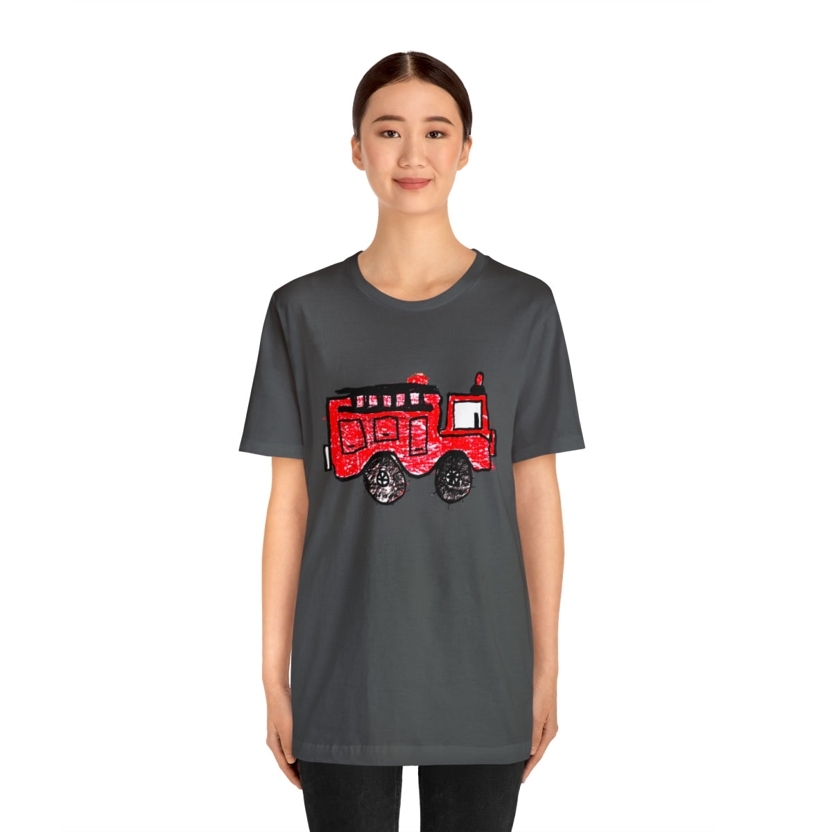 Fire Truck Unisex Jersey Short Sleeve Tee