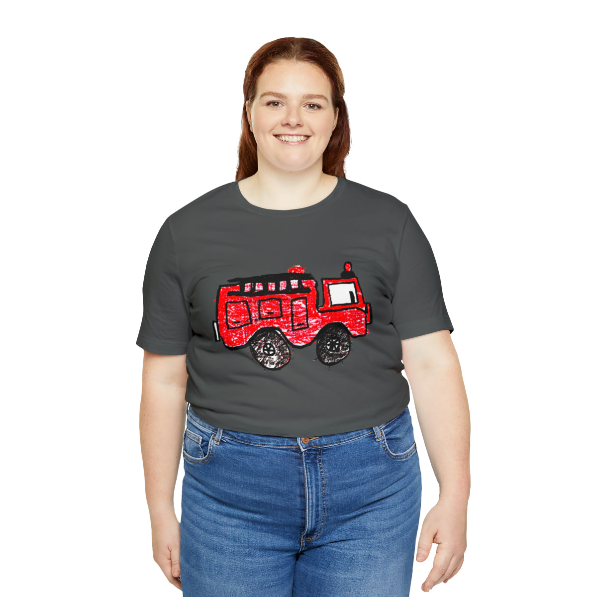 Fire Truck Unisex Jersey Short Sleeve Tee