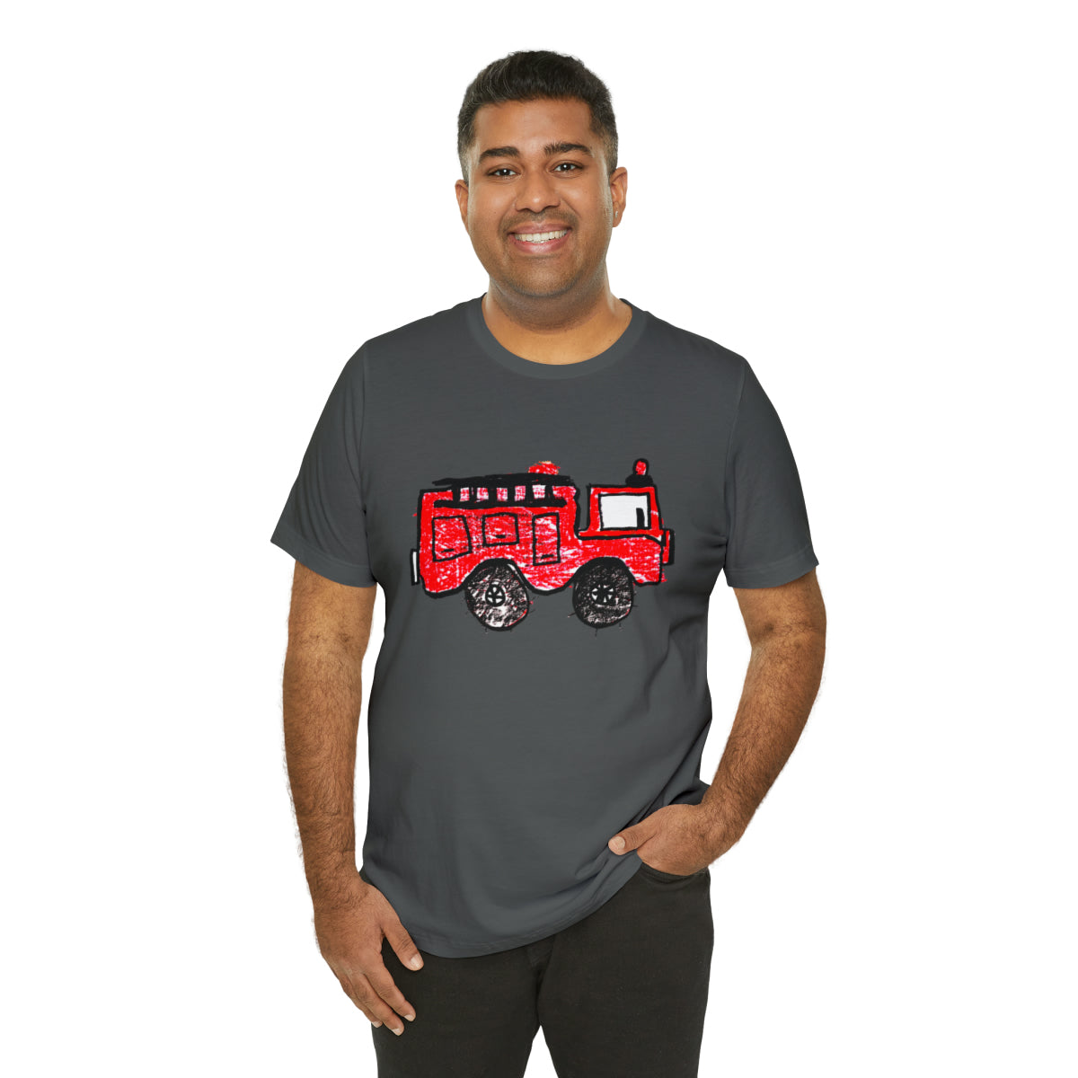 Fire Truck Unisex Jersey Short Sleeve Tee