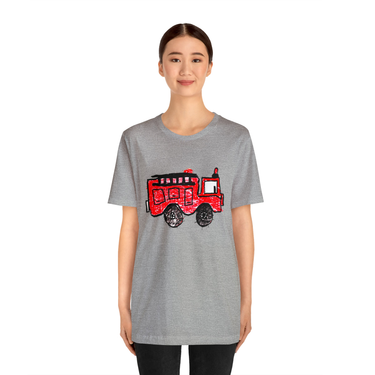 Fire Truck Unisex Jersey Short Sleeve Tee