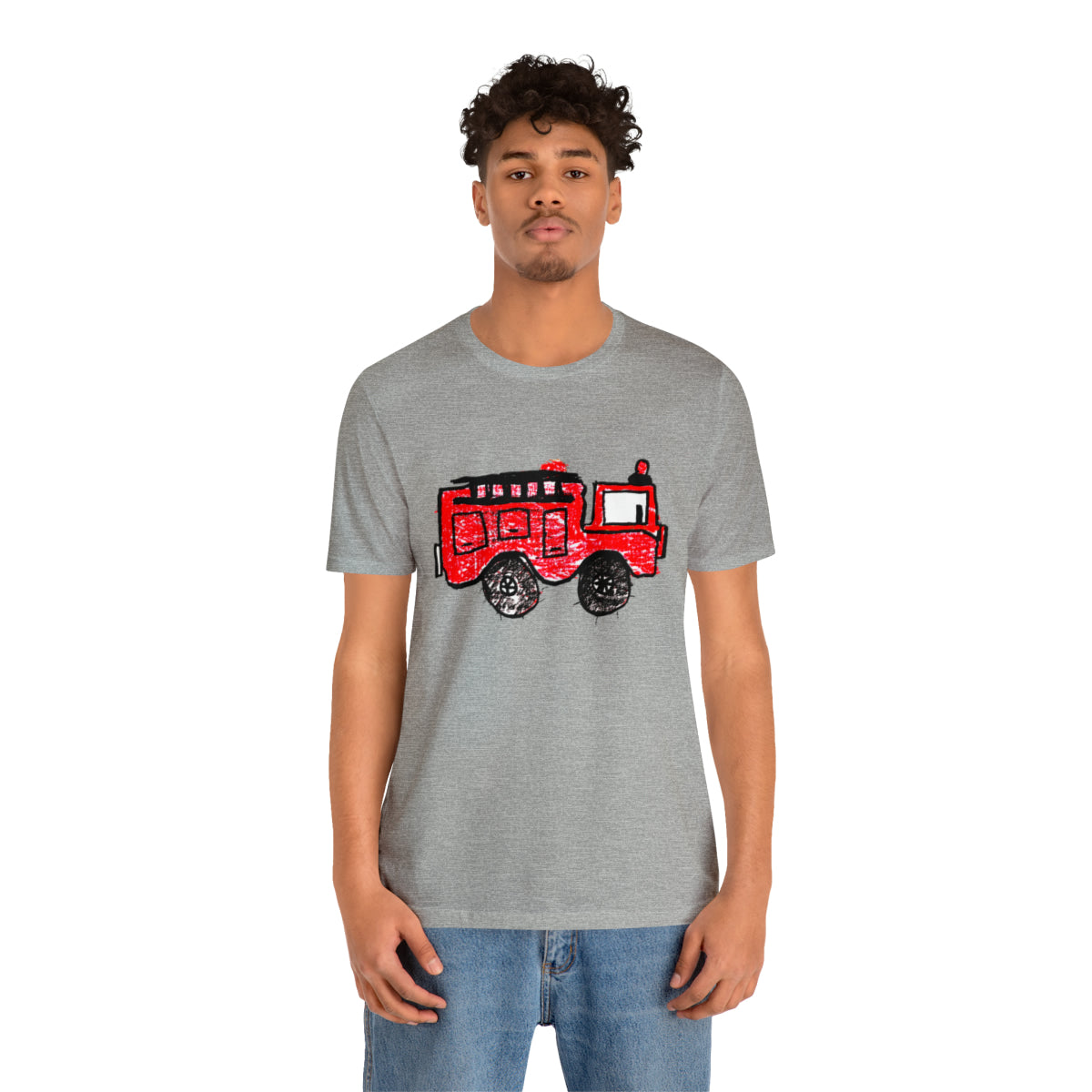 Fire Truck Unisex Jersey Short Sleeve Tee