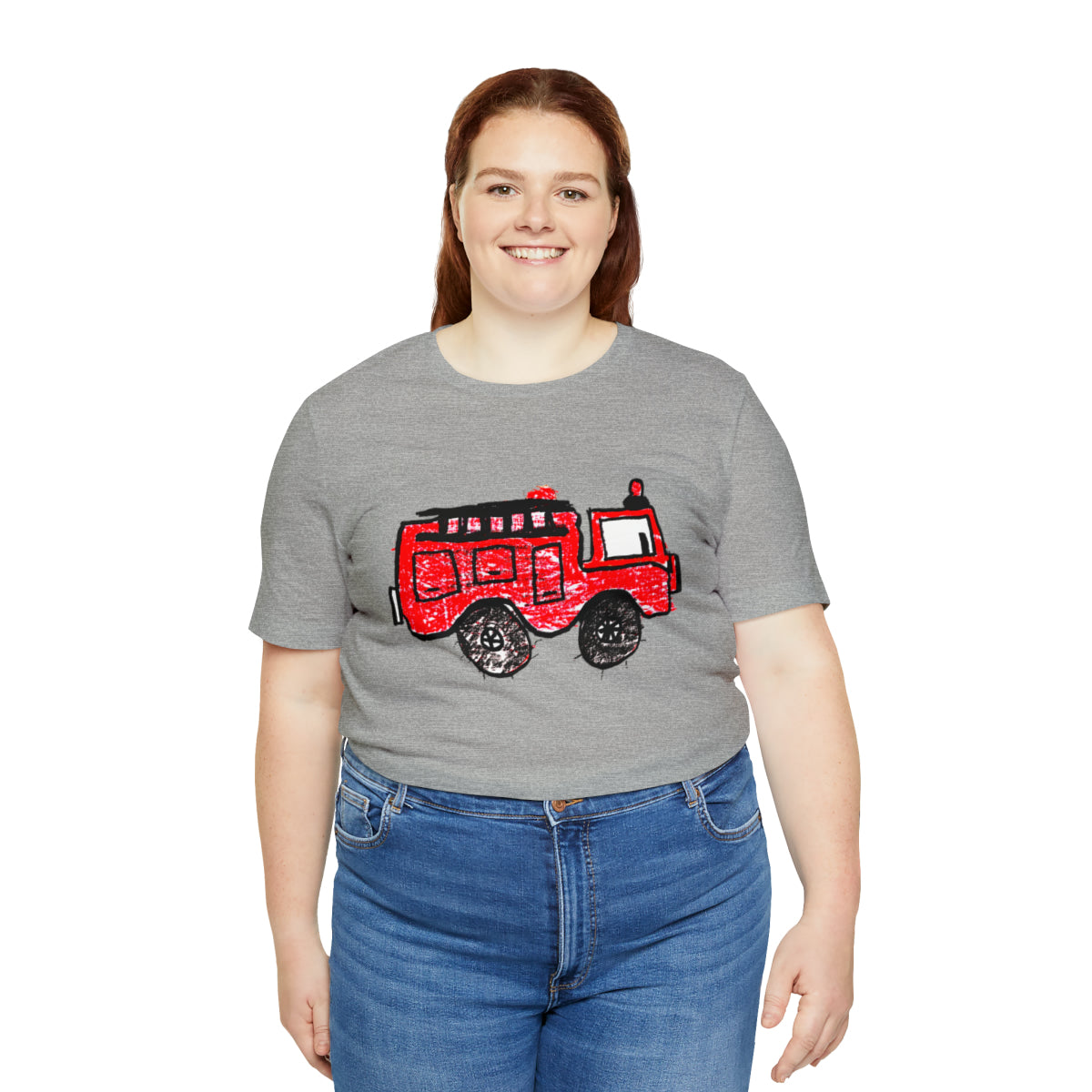 Fire Truck Unisex Jersey Short Sleeve Tee