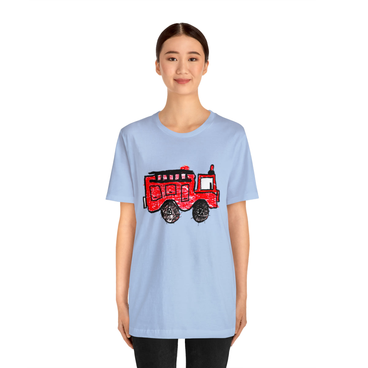 Fire Truck Unisex Jersey Short Sleeve Tee