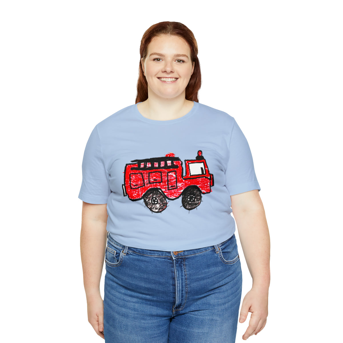 Fire Truck Unisex Jersey Short Sleeve Tee