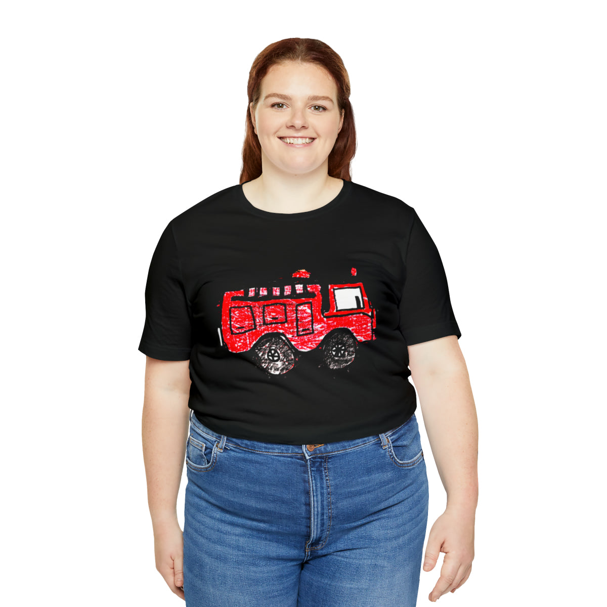 Fire Truck Unisex Jersey Short Sleeve Tee