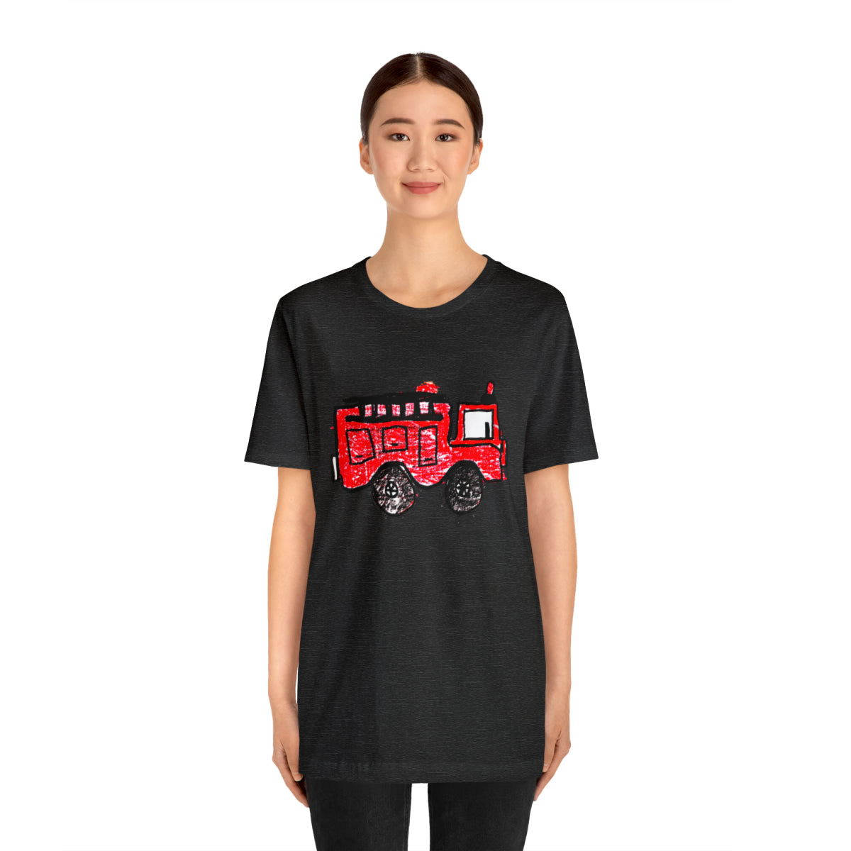 Fire Truck Unisex Jersey Short Sleeve Tee