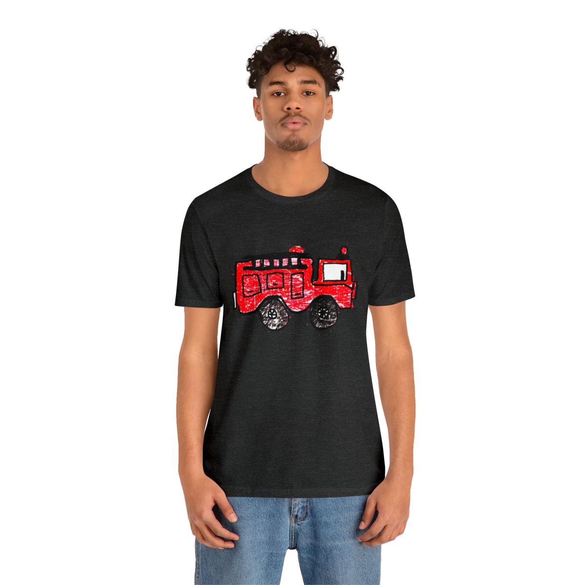 Fire Truck Unisex Jersey Short Sleeve Tee