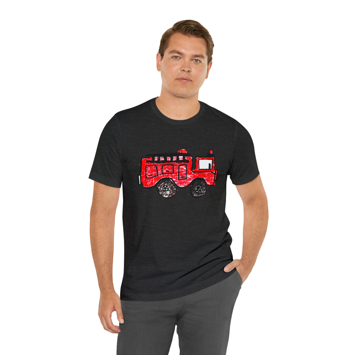 Fire Truck Unisex Jersey Short Sleeve Tee