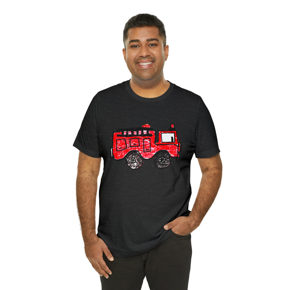 Fire Truck Unisex Jersey Short Sleeve Tee