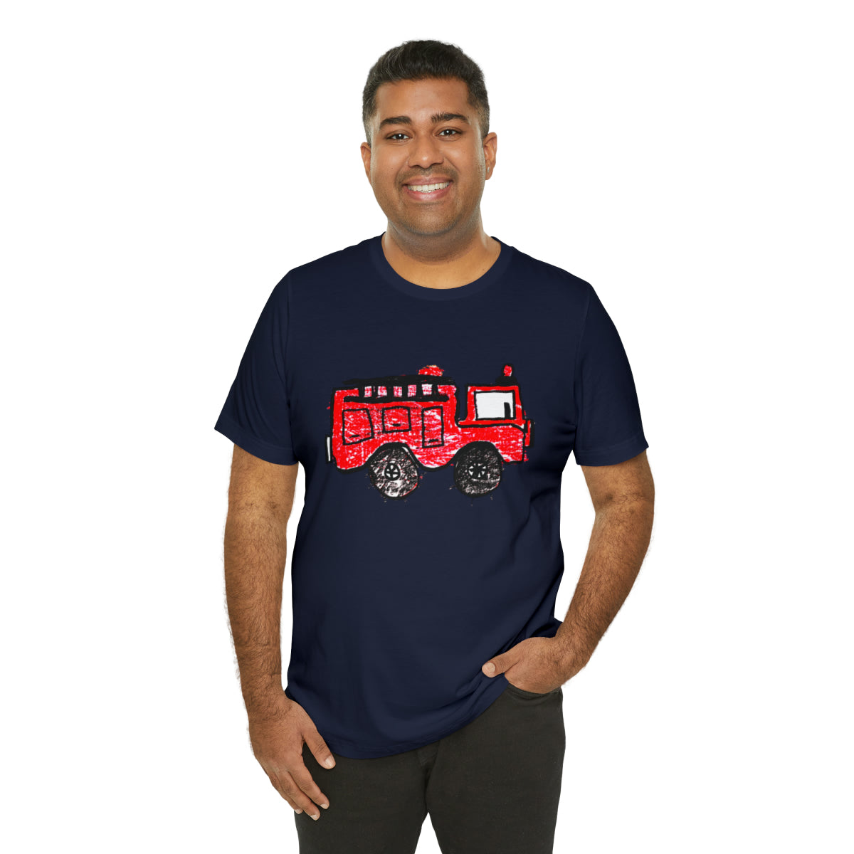 Fire Truck Unisex Jersey Short Sleeve Tee