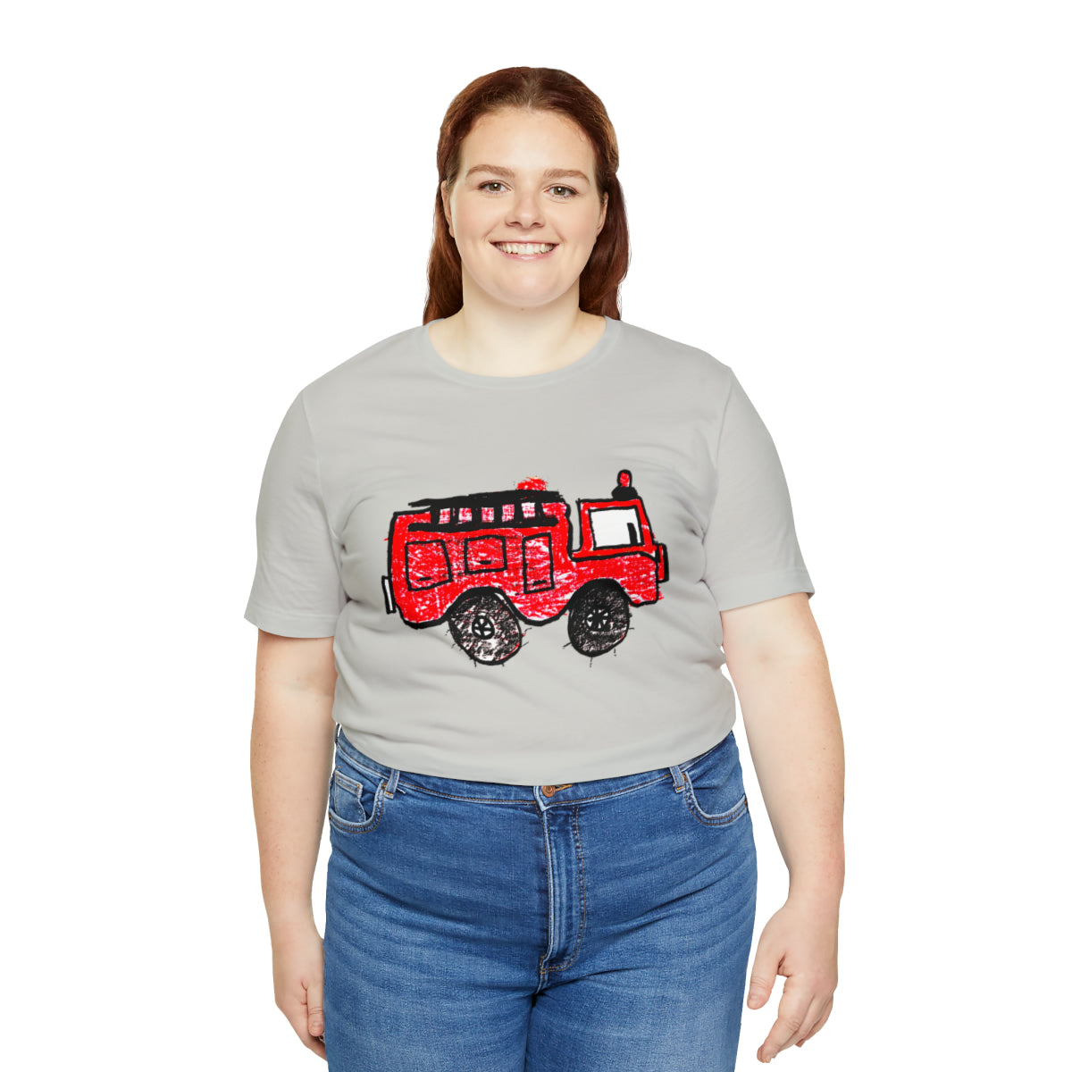 Fire Truck Unisex Jersey Short Sleeve Tee