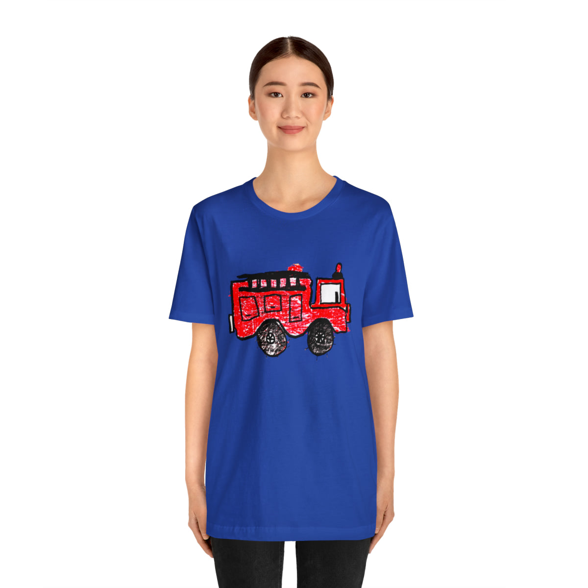 Fire Truck Unisex Jersey Short Sleeve Tee