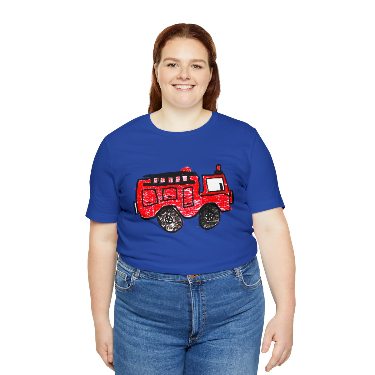Fire Truck Unisex Jersey Short Sleeve Tee