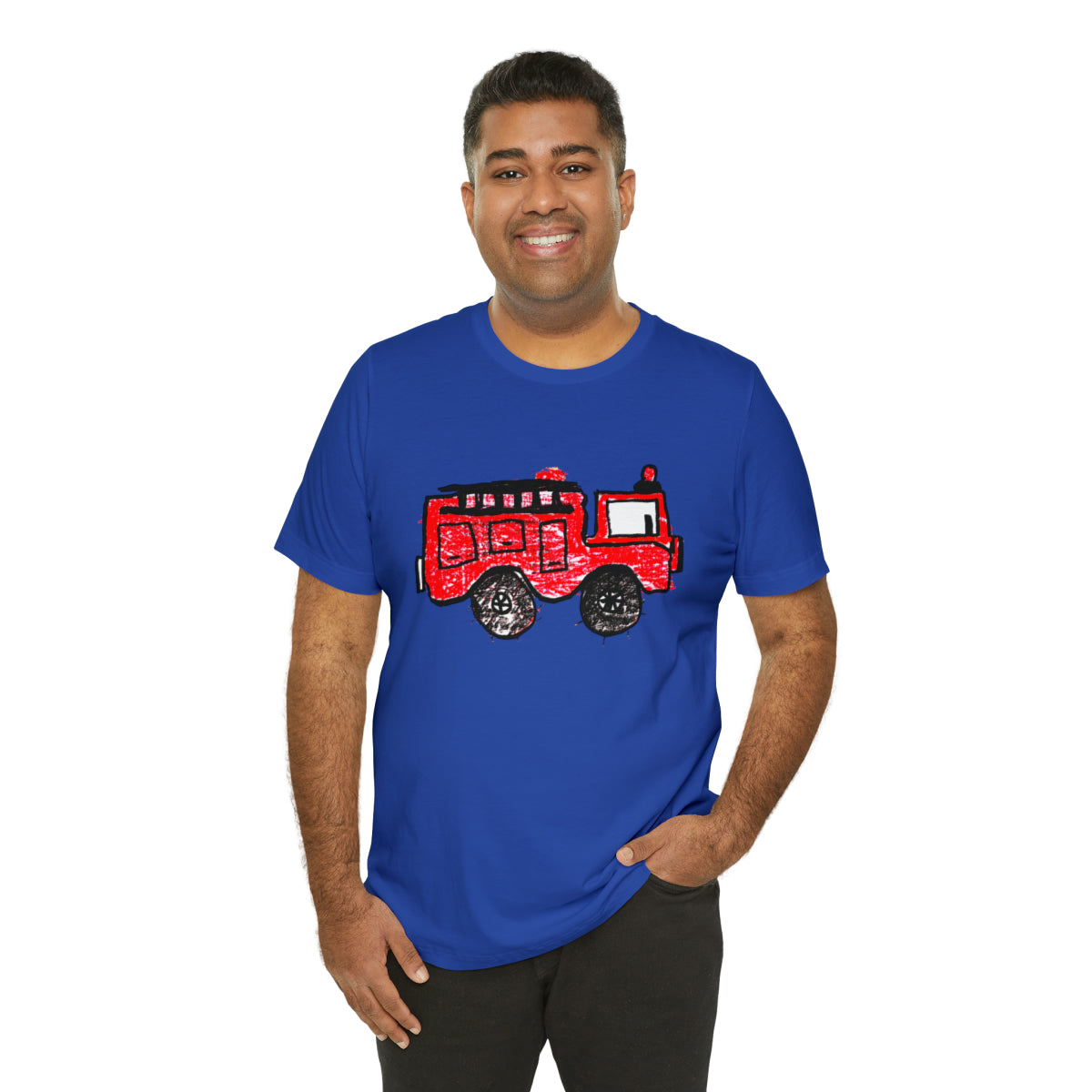 Fire Truck Unisex Jersey Short Sleeve Tee