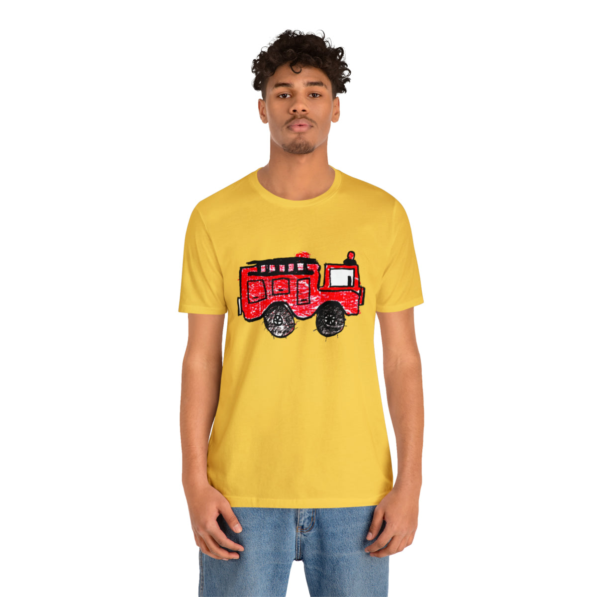 Fire Truck Unisex Jersey Short Sleeve Tee